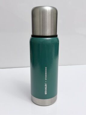 Stanley x Starbucks Green Stainless Steel Thermos Vacuum Insulated Flask 17oz